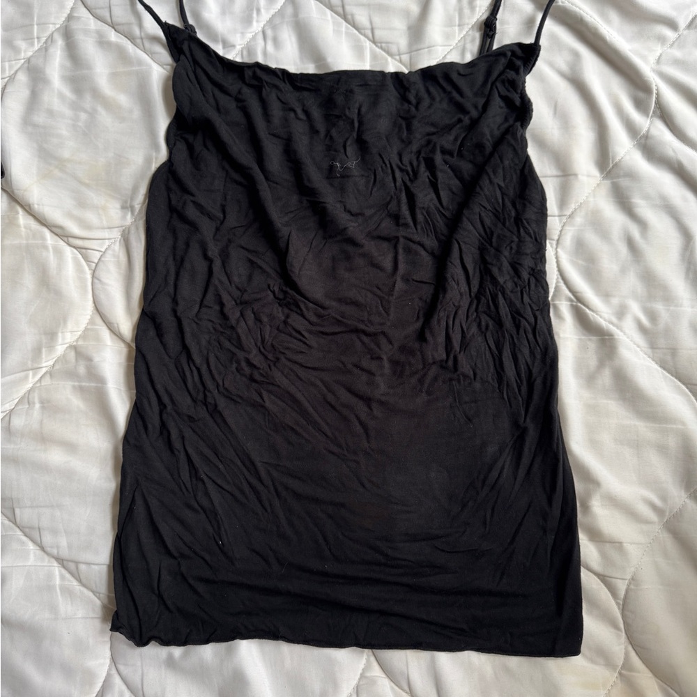 Women's Black Spaghetti Strap Top